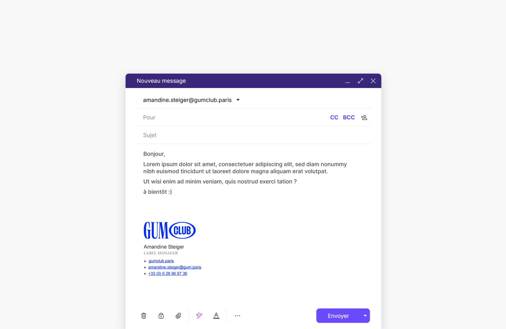 image 7 du projet Gum Club